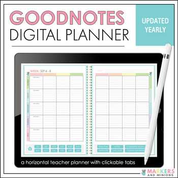 goodnotes calendar template free 2025