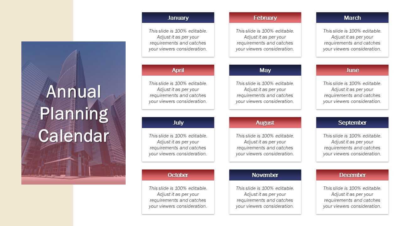 yearly calendar powerpoint template