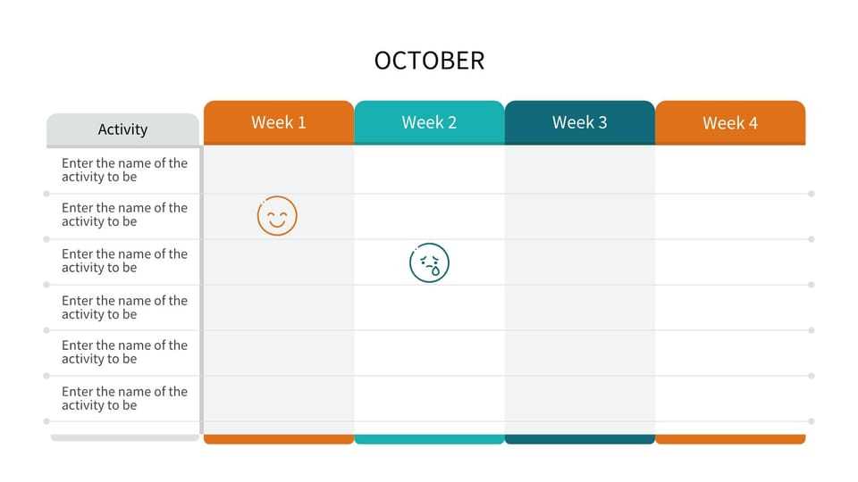 calendar in ppt template