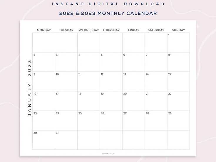 online calendar template