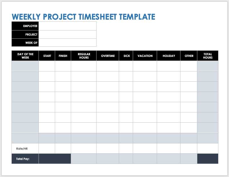 monthly calendar timesheet template