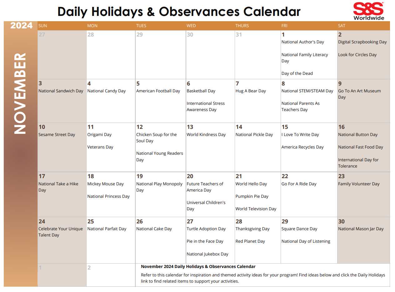 holiday themed calendar template