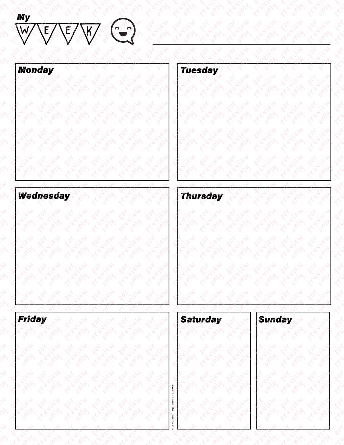 home calendar template