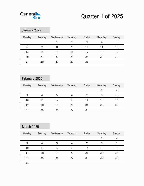 calendar template march 2025 printable