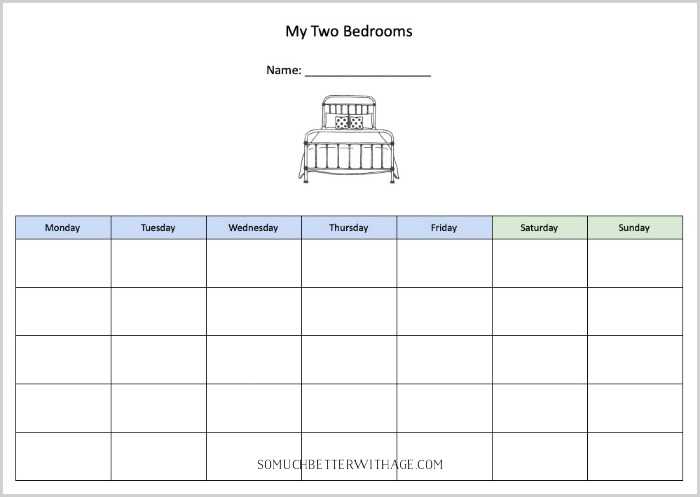 free visitation calendar template