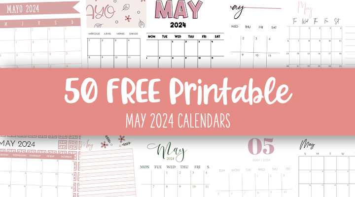 large monthly calendar template