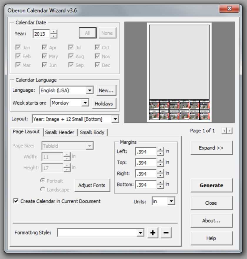 coreldraw calendar template