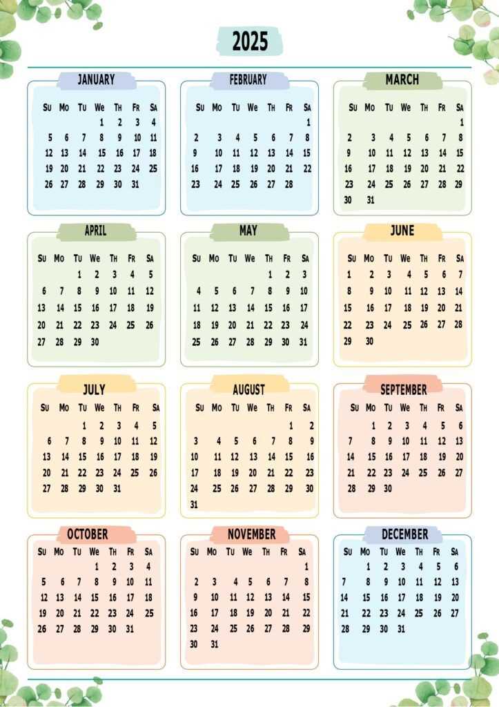 2025 calendar templates free download