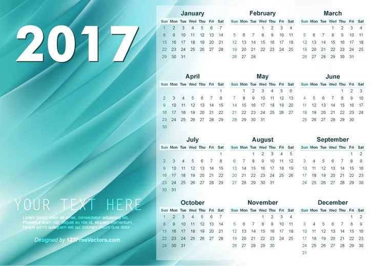 calendar template illustrator