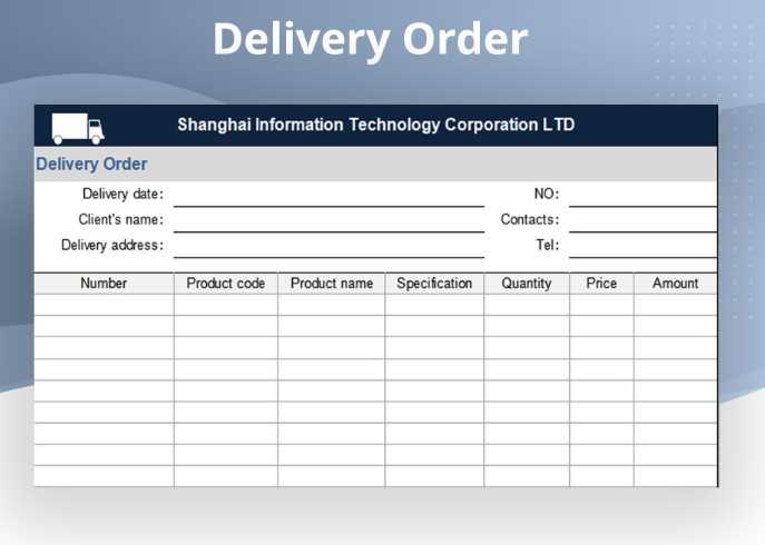 delivery calendar template