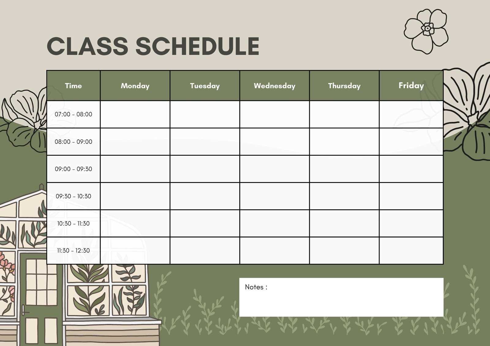 instructional calendar template