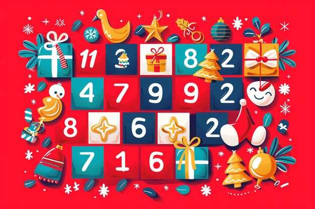 interactive advent calendar template