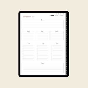 ipad calendar template