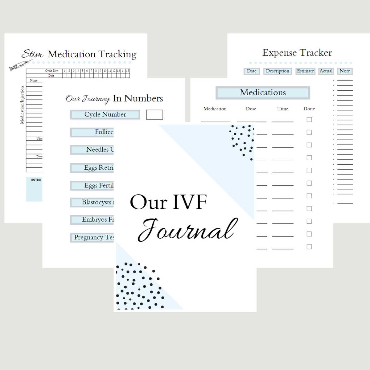 ivf medication calendar template