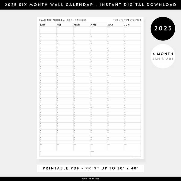 free weekly calendar template 2025