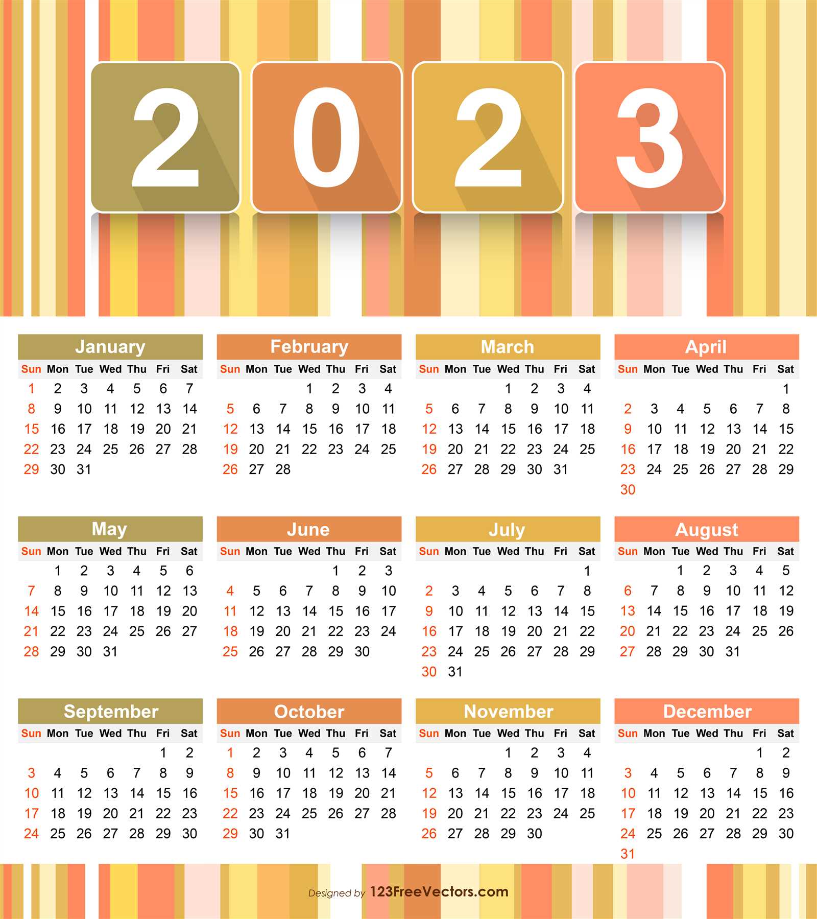 calendar 23 24 template