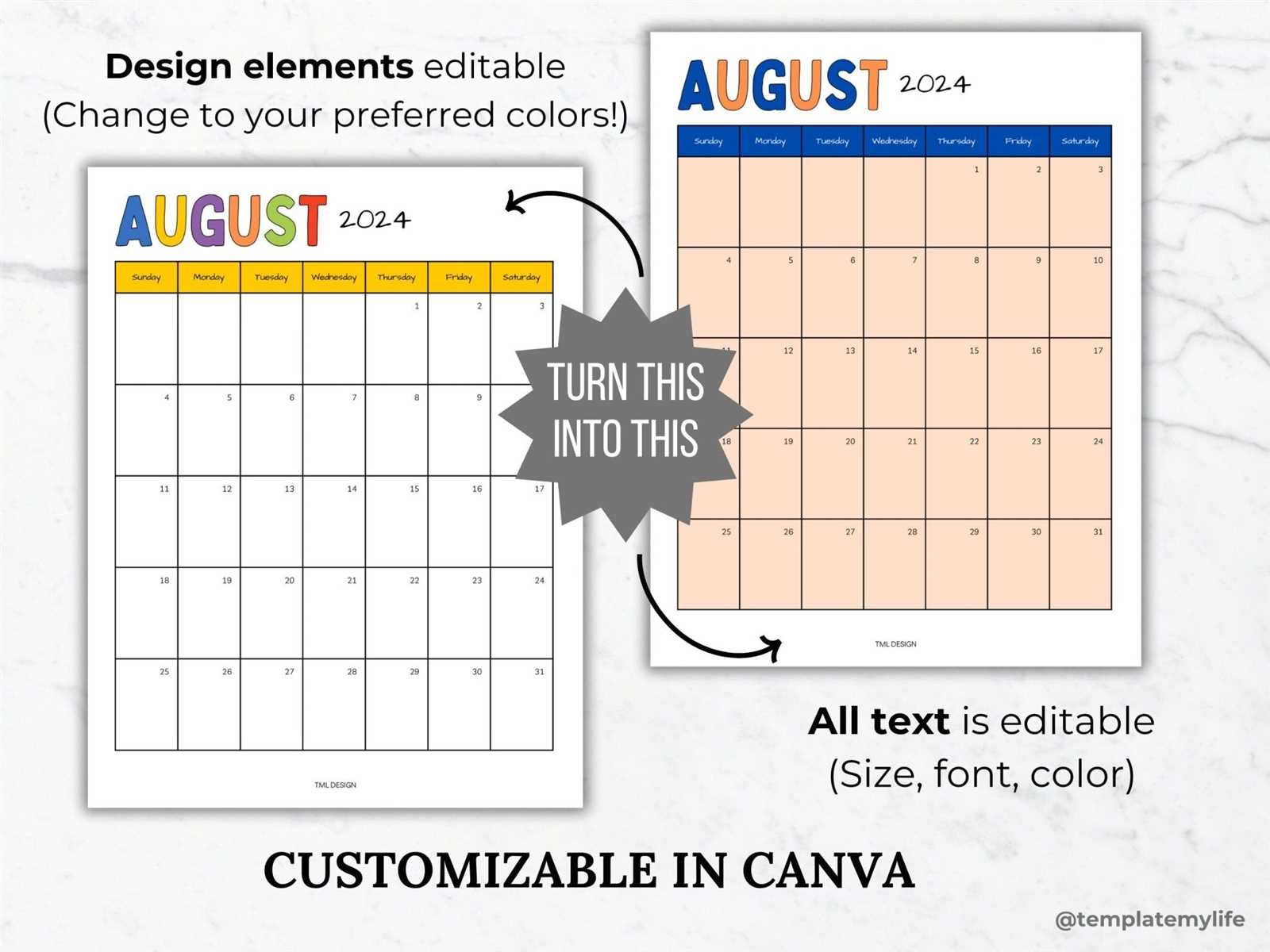 2025 and 2025 academic calendar template