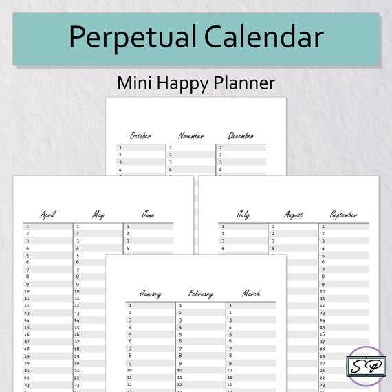 mini monthly calendar template