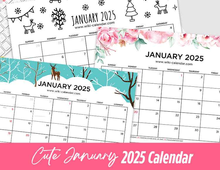 january 2025 calendar templates