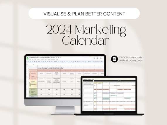 marketing calendar template free download