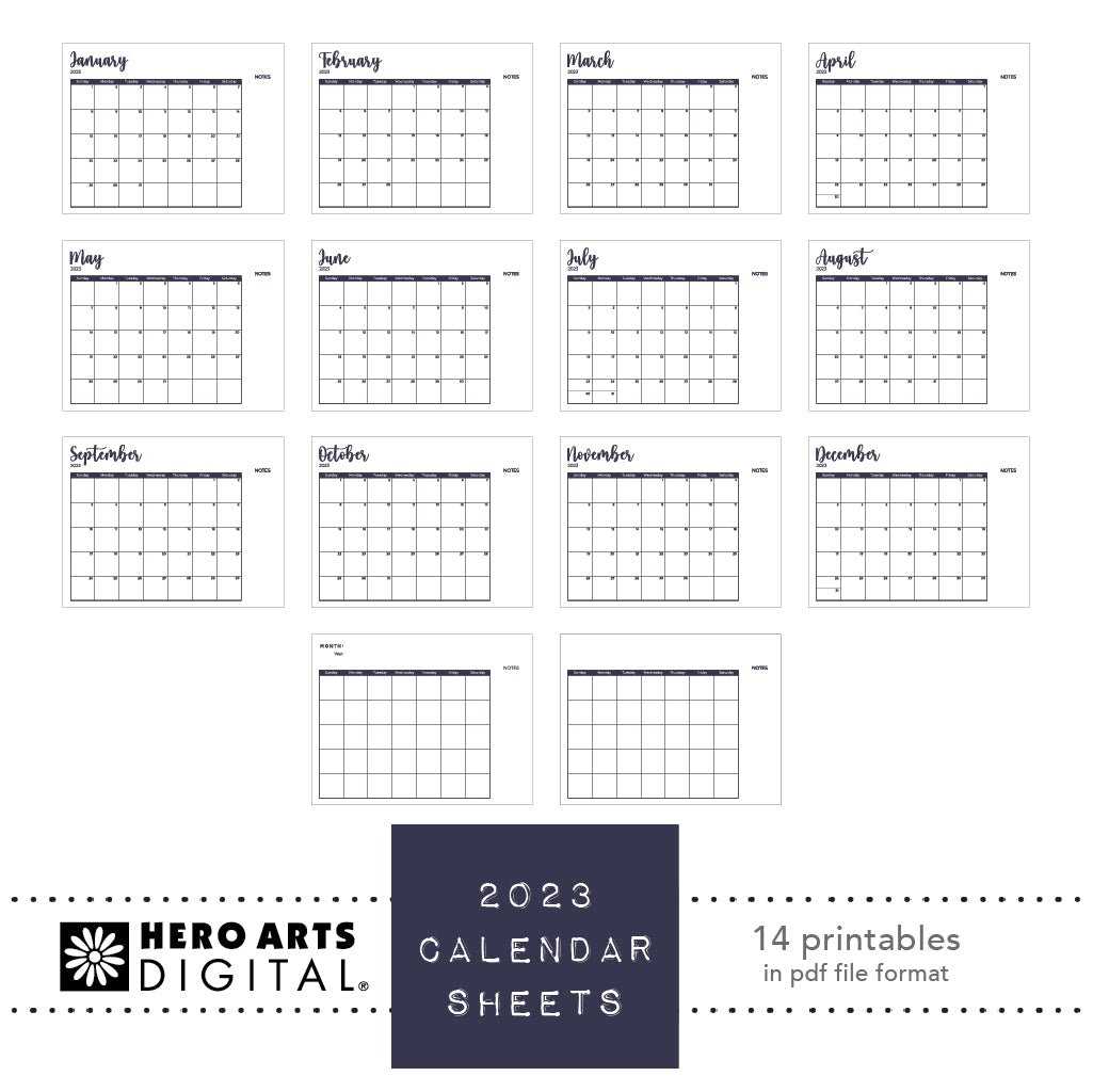 4 month blank calendar template