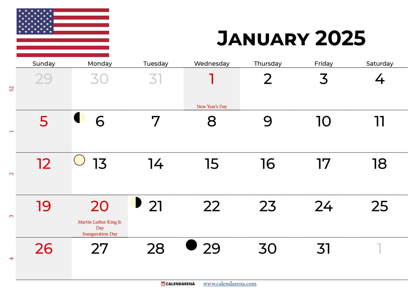 2025 calendar template with notes