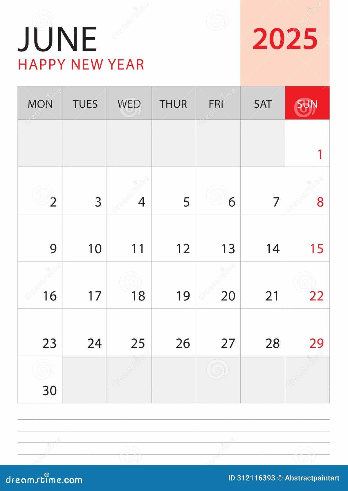 june calendar 2026 template