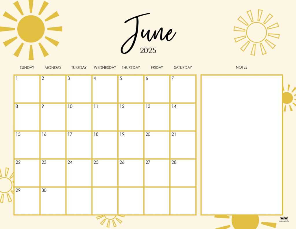 june calendar template 2025