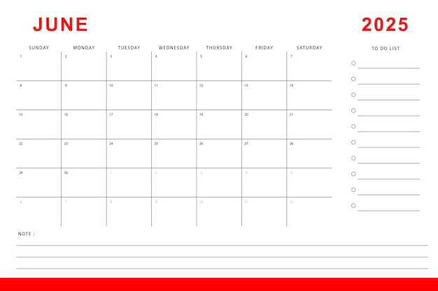 june calendar template 2026
