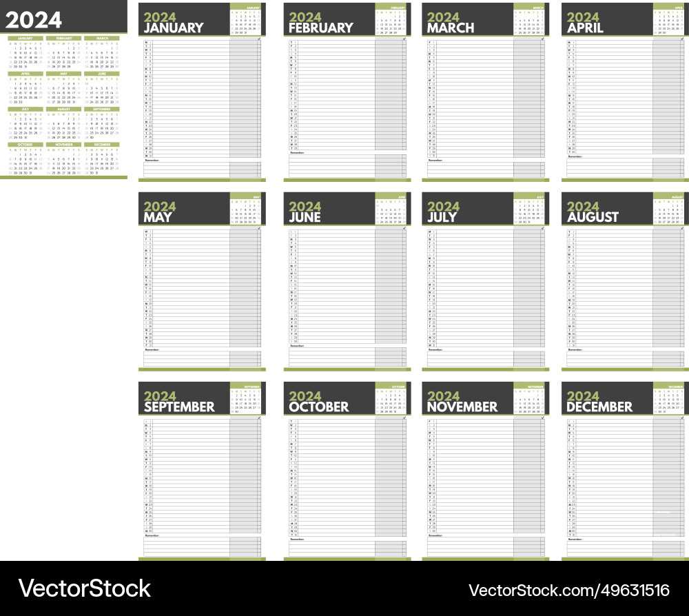 a4 monthly calendar template