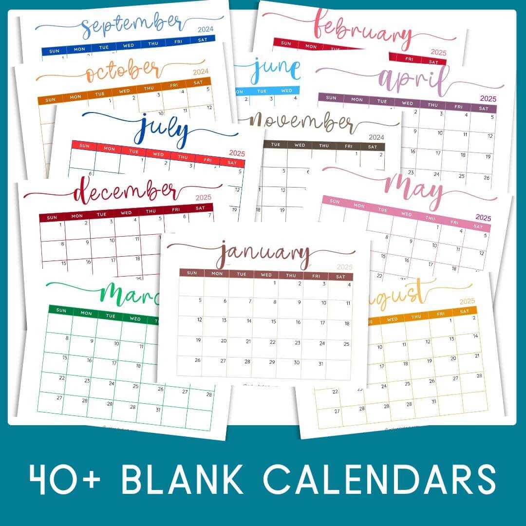 printable calendar template monthly