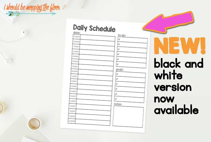 student calendar planner template