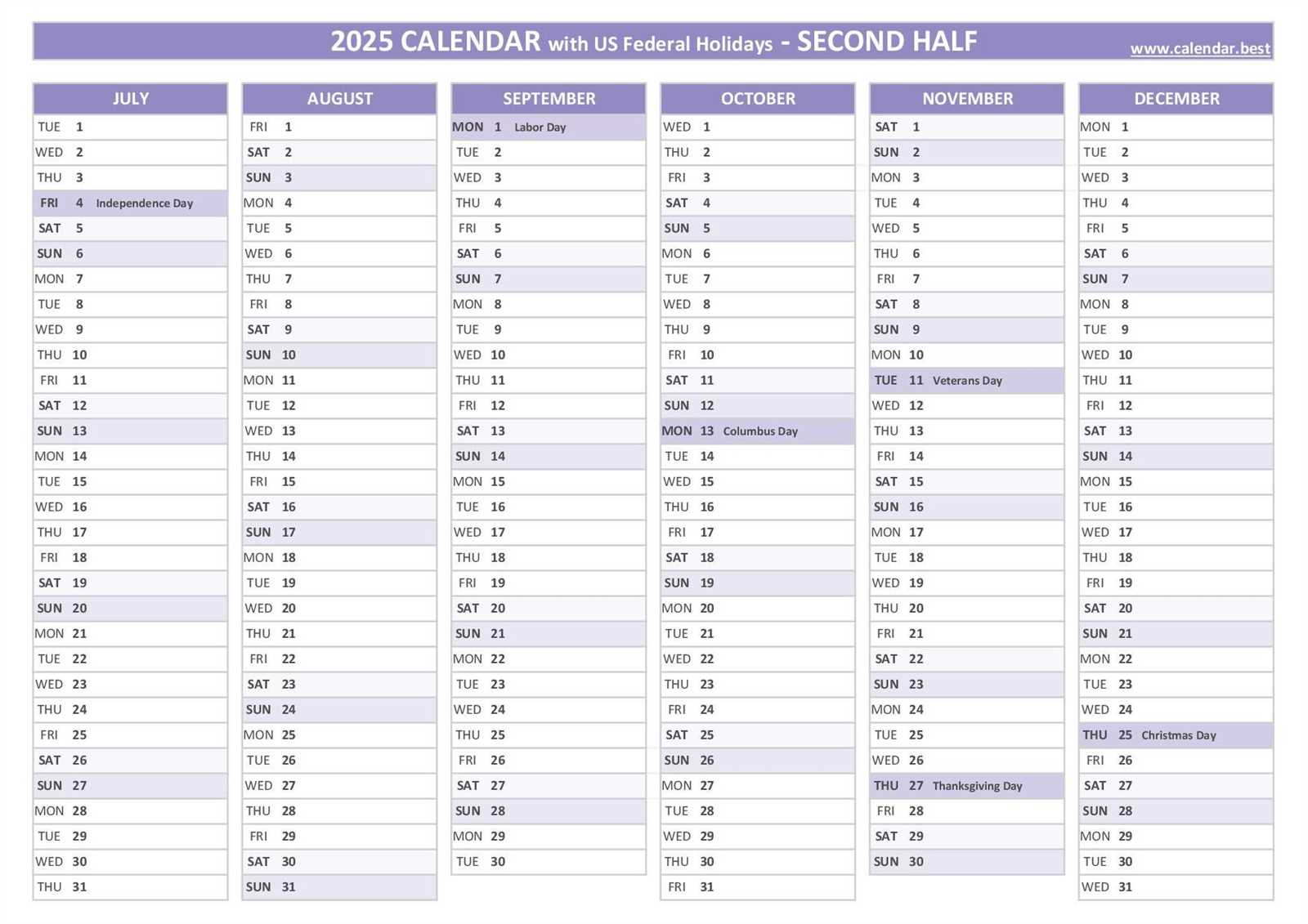 2026 calendar template with holidays printable