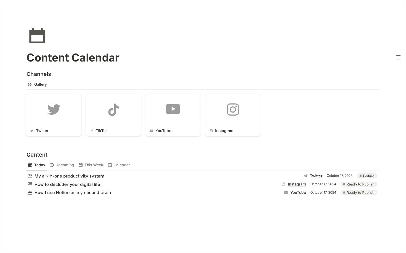 notion content calendar template