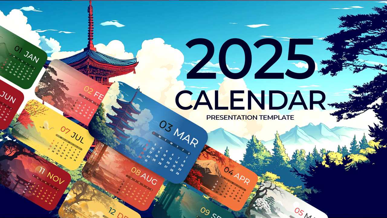 calendar template 2025 ppt