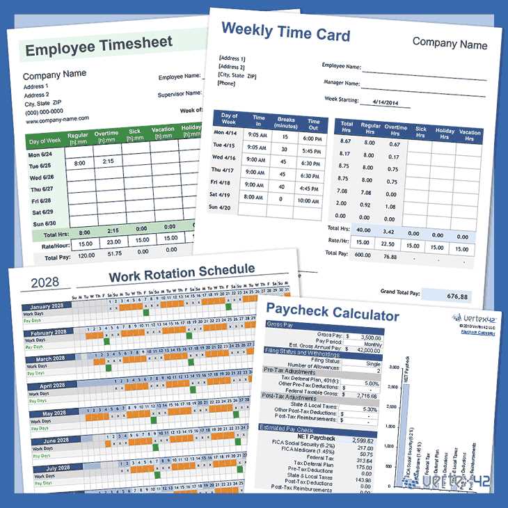 payroll calendar 2026 template