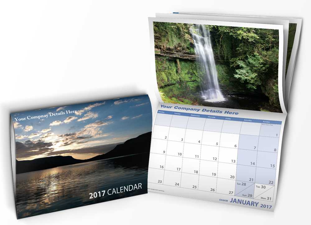 saddle stitch calendar template