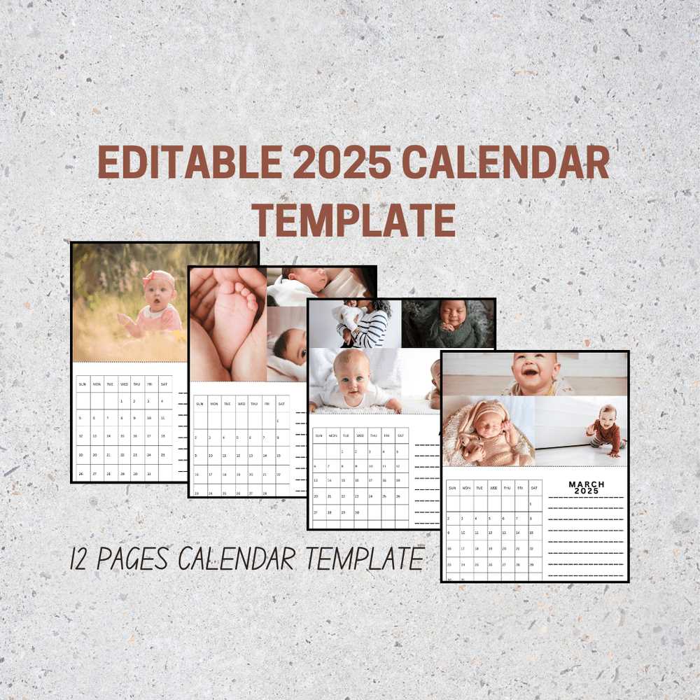 2025 calendar spreadsheet template