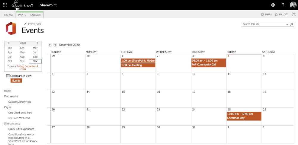 sharepoint vacation calendar template