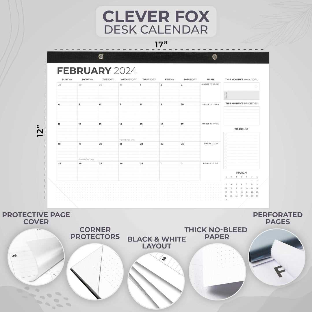 ledger size calendar template