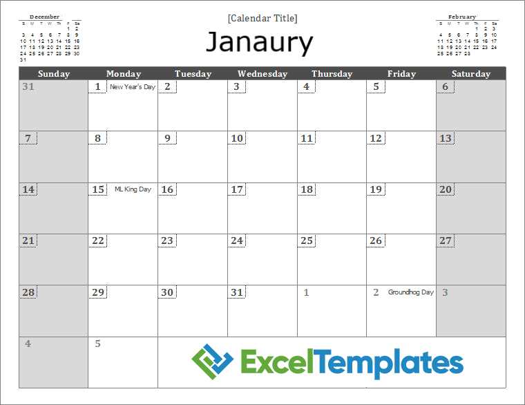 ledger size calendar template