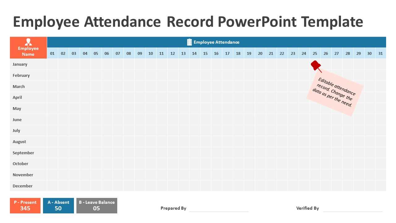 free employee attendance calendar template