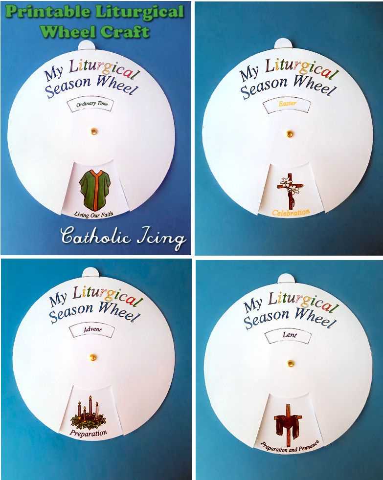 liturgical calendar wheel template