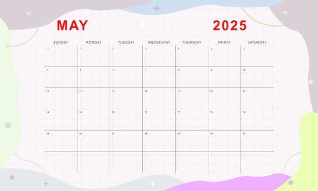 calendar planner 2025 template