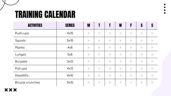 marathon training calendar template