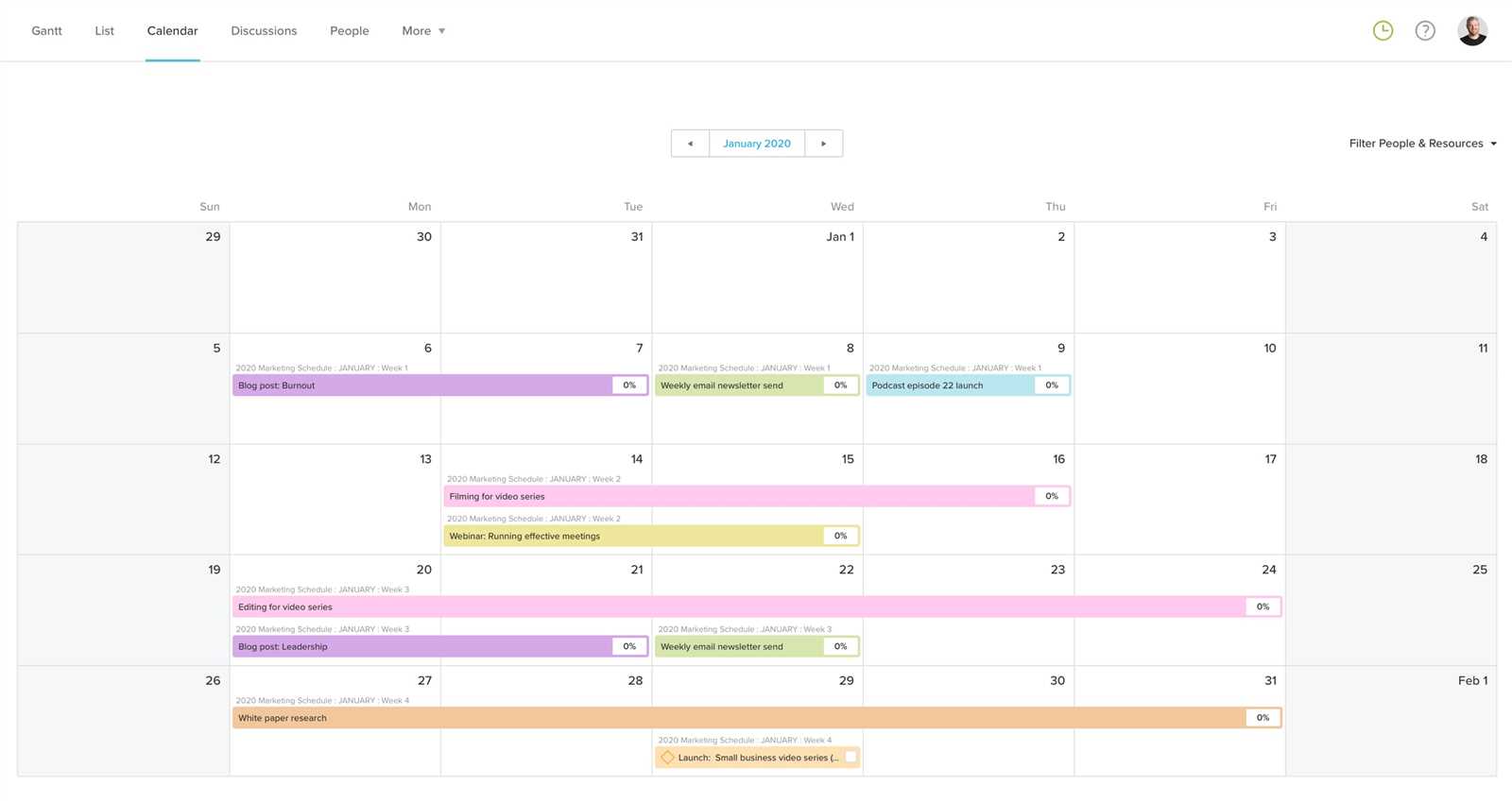 marketing plan marketing calendar template