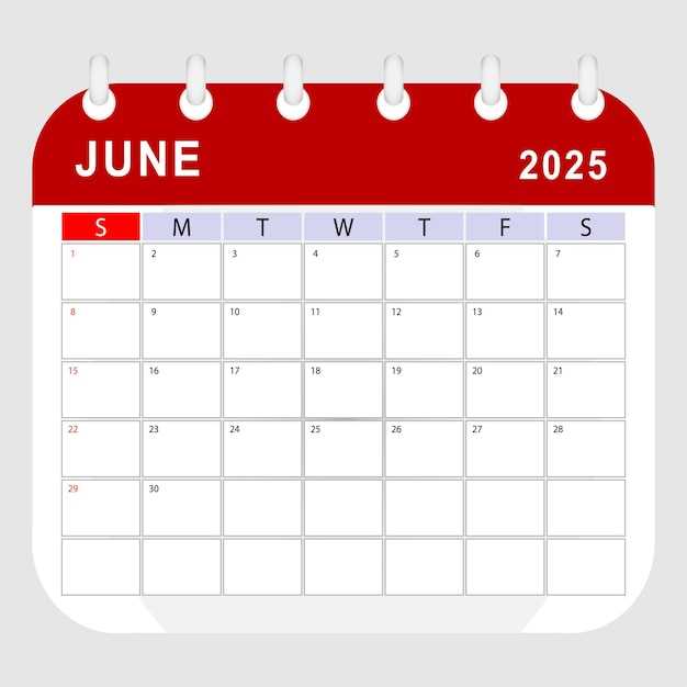 may june 2025 calendar template