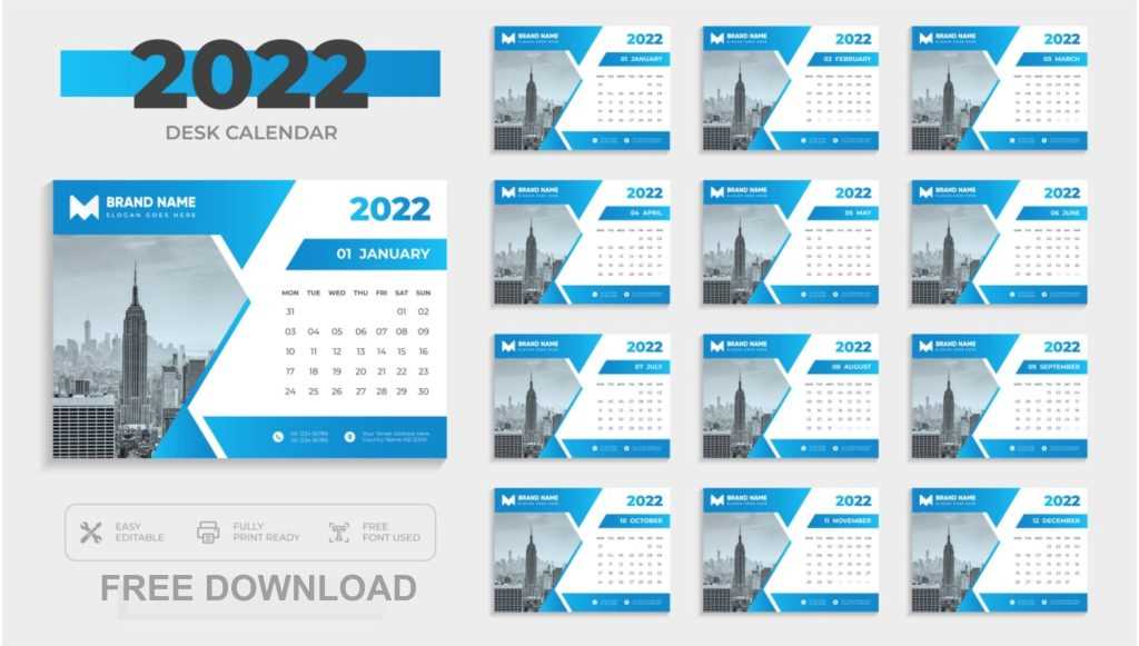 table calendar template free download