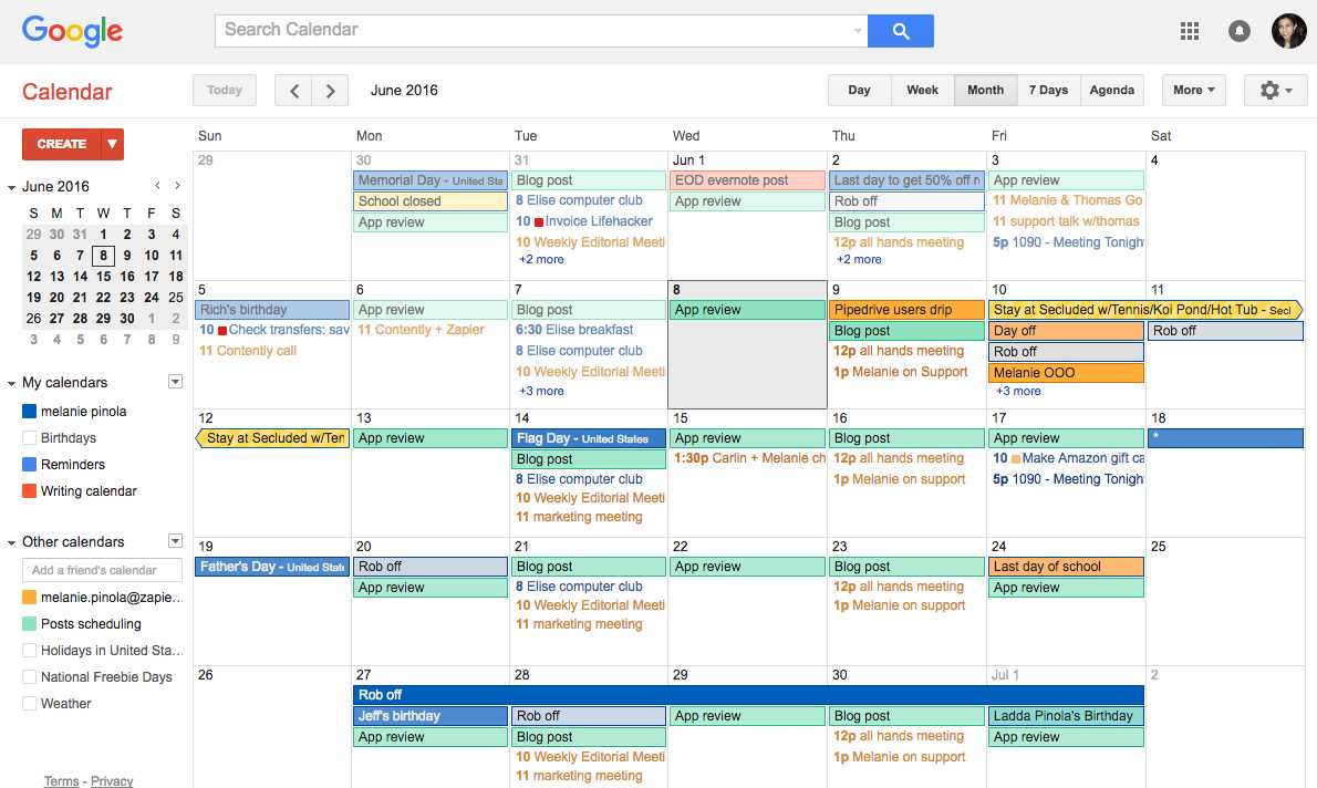 project planning calendar template