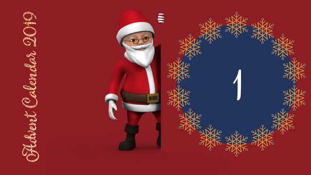 animated advent calendar template